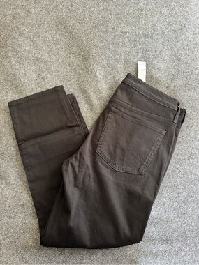 J. Crew Black 9” Vintage Slim Straight-Leg Jeans
